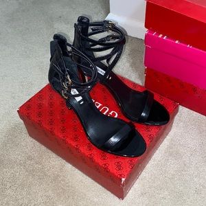GUESS strappy heels